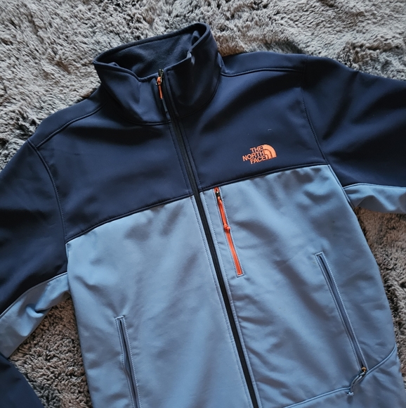 Blue two tones North Face Jacket sz L - Picture 2 of 5